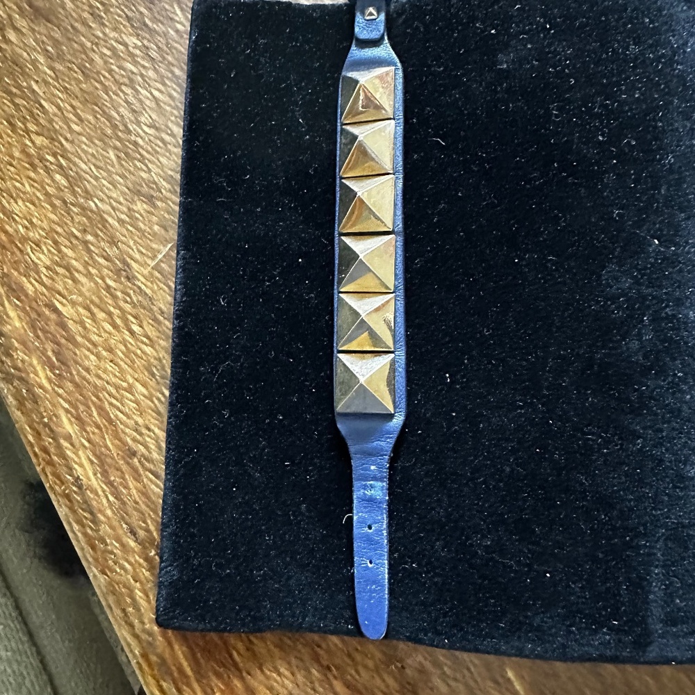 Valentino Rockstud Pyramid Buckle Bracelet